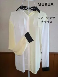 MURUA トップス シャツブラウス シースルー