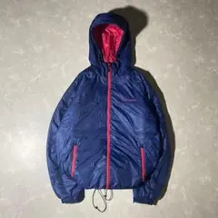 00s Columbia down jacket ドローコード 光沢 ナイロン