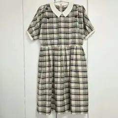 レトロチェックワンピースのサムネイル