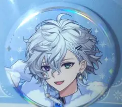 White Snow Christmas 箔押し缶バッジ 叢雲カゲツ