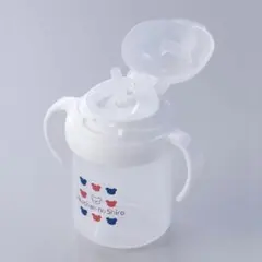 ｟最安値！｠○赤ちゃんの城/ストローマグ/赤青白/260ml○のサムネイル
