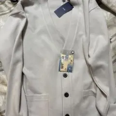 シップス ブルゾンアウター カーディガン新品タグ付き春物 広島針 クロスステッチ