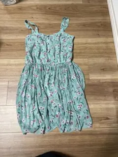 INGNI ミントグリーン フラワープリント ワンピース