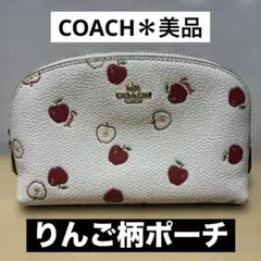 日本限定 美品 COACH コーチ がま口 コインケース レディバグ てんとう