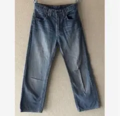 #デニム 長ズボン　ジーンズ　ユニクロ　140　ロングパンツ　UNIQLO 綿