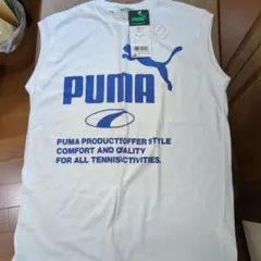PUMA ノースリーブ トップス 160cm ホワイト ブルーのサムネイル