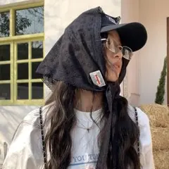 ブラック レーススカーフ ヘアアレンジ 首巻き 腰巻き レディース