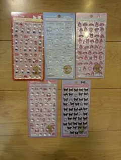 【正規品】ボンボンドロップシールミニmini サンリオ　5種セットまとめ売り