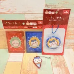 ちいかわ ★ 缶バッジ&カバーセット・ラバーチャーム など/ハチワレ ③点