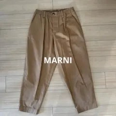 お値下げ❗️MARNI メンズ　パンツ　茶系
