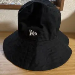 ニューエラ NEW ERA ブラック 黒 ハット 帽子 S/M バケットハット