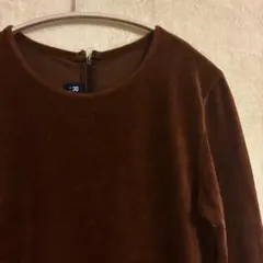 Ralph Lauren コットン コーデュロイ ワンピース ブラウン サイズM