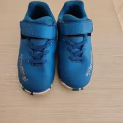 hummel サッカーシューズ 青1９cm