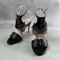 FENDI フェンディ　パンプス　ハイヒール　スタッズ　37 1/2 24.5のサムネイル