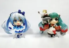 【中古】雪ミク2024あそーと A賞 & 雪ミク2012あそーと A賞 セット