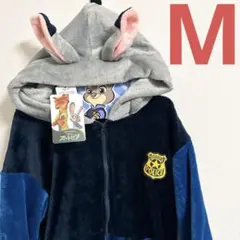 【新品未使用】タグ付き　ディズニー　ズートピア　もこもこパーカー　Mサイズ