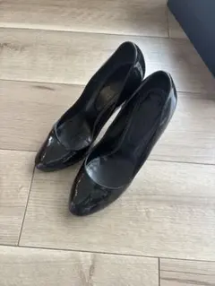 セルジオロッシ　ブラックパテントパンプス　35.5