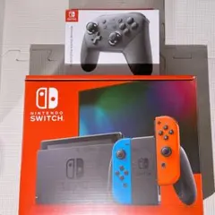 Nintendo Switch 本体 付属品 純正Proコントローラー セット