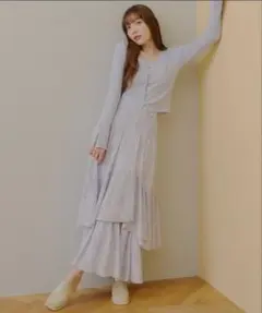 LILLIAN CARAT スカート ロング フリル