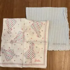 新品未使用　バービー ハンカチ 水通し　プライベートレーベル
