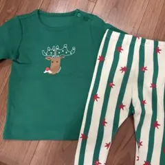 moimoln トナカイ 長袖Tシャツ レギンス セット