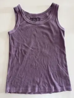 【ミルフル様専用】JOHNBULL リブタンクトップ パープルのサムネイル