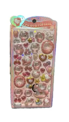 ハローキティー　キティーちゃん　サンリオ　ボンボンドロップシール