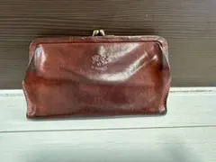 IL BISONTE がま口長財布 ブラウン　ビンテージレザーのサムネイル
