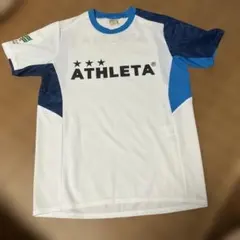 【美品】ATHLETA アスレタ サッカー プラクティスシャツ ホワイト Mのサムネイル
