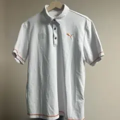 PUMA ホワイト ポロシャツ XL