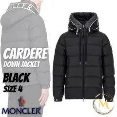 新品未使用☆MONCLER CARDERE ダウンジャケット TG4 黒色 XL