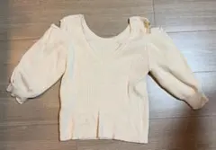 COCO DEAL オフショル リブニット 半袖のサムネイル