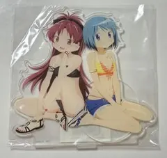 希少 限定 まどかマギカ BIGアクリルスタンド 佐倉杏子 美樹さやか 水着