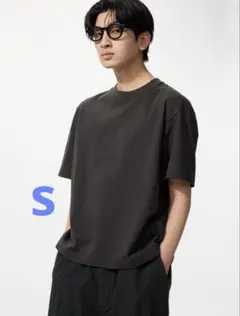 ★新品★ UNIQLO ボクシーグロップドTシャツ / Sのサムネイル