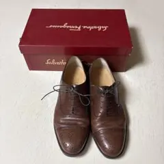 Salvatore Ferragamo ブラウンシューズ　24.5希少サイズ