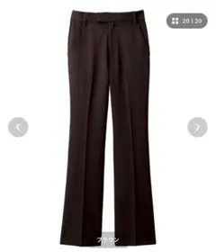 GeeRA ジーラ　フレアパンツ　センタープレスフレアーパンツ