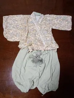 花柄着物風セット 70サイズ