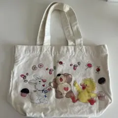 レア 平成 レトロSuzy's Zoo スージーズートートバッグ 古着