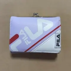 FILA フィラ 三つ折り財布 がま口 コンパクト財布 パープル ラベンダーのサムネイル
