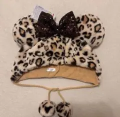 新作 ヒョウ柄 ファンキャップ ディズニー ミニー パルパルーザ 制服 茶色