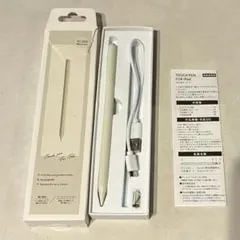 スリーコインズ　iPad用タッチペン ホワイト 傾き検知のサムネイル