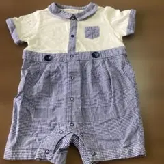 SENSE OF WONDER チェック柄ロンパース 70