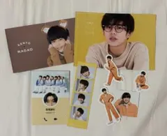 長尾謙杜 厚紙 フレークシールセット