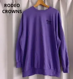 RODEO CROWNS パープル スウェット フリーサイズ