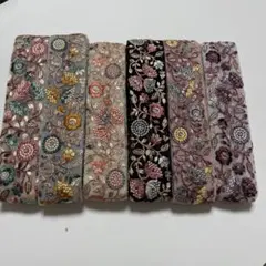 ☆*☆様 インド刺繍リボンセット 6本　各1m