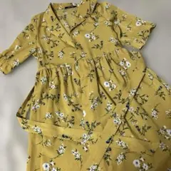 【即日発送】One Way 半袖前開きシャツワンピース｜羽織にもなるロング丈