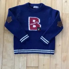 DOUBLE.B ネイビー セーター 110cm