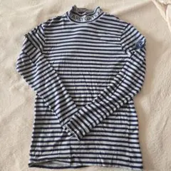 PEARLY GATES ストライプ モックネック長袖シャツ サイズ4