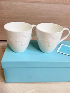 Tiffany&Co. ティファニー　コーヒーカップ ペアカップ＆ソーサー　新品