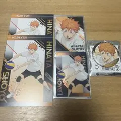 ハイキュー　日向翔陽　アニメイトフェア　缶バッジ　クリアカード　特典ポストカード
